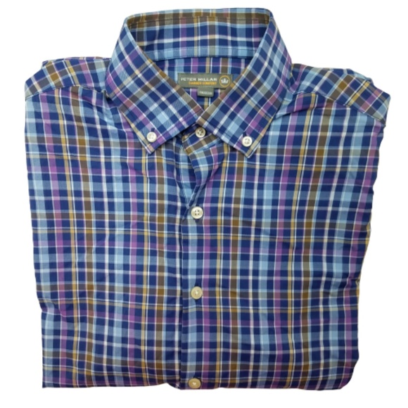 Peter Millar Other - Peter Millar Summer Comfort Animal Plaid Button Up